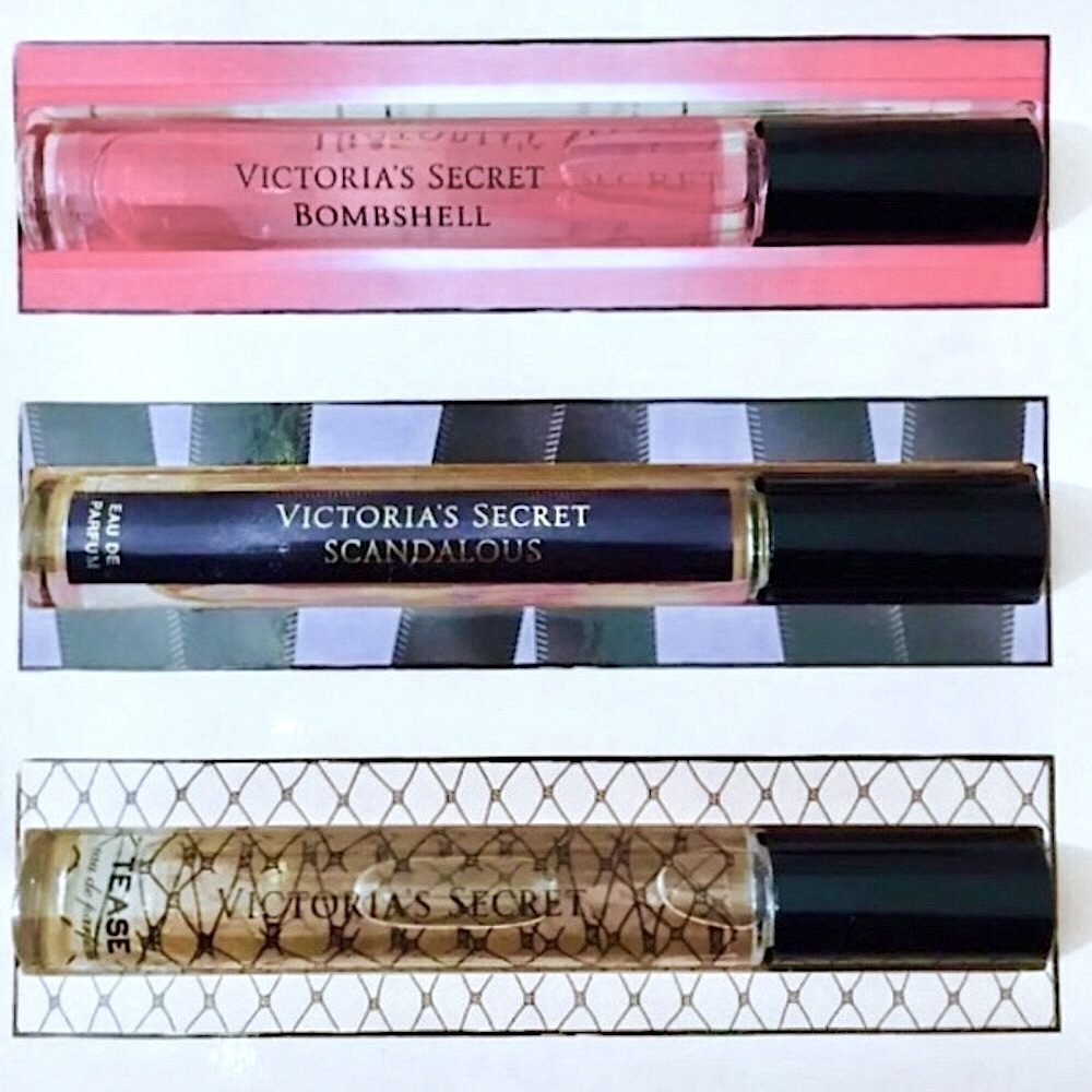 VS Bombshell Tease Scandalous Rollerball Set of 3 Rollerballs Victoria’s Secret - Picture 5 of 8